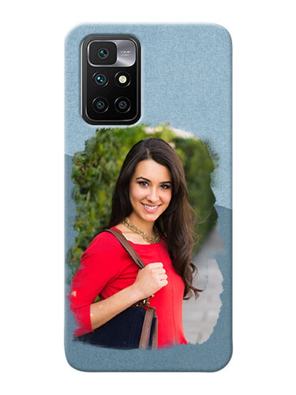 Custom Redmi 10 Prime 2022 custom mobile phone covers: Grunge Line Art Design