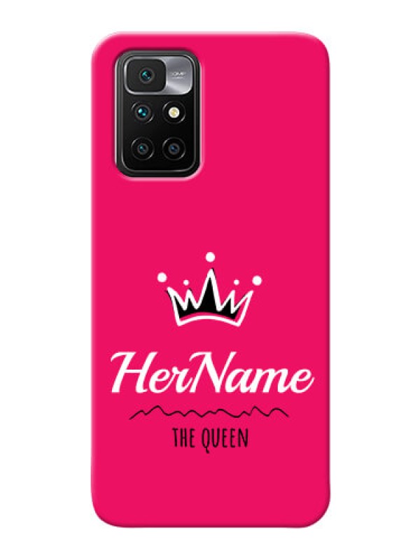 Custom Redmi 10 Prime 2022 Queen Phone Case with Name