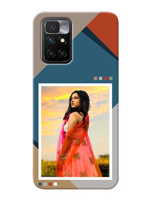 Custom Redmi 10 Prime 2022 Mobile Back Covers: Retro color pallet Design
