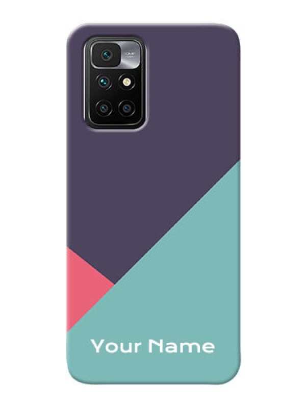 Custom Redmi 10 Prime 2022 Custom Phone Cases: Tri Color abstract Design