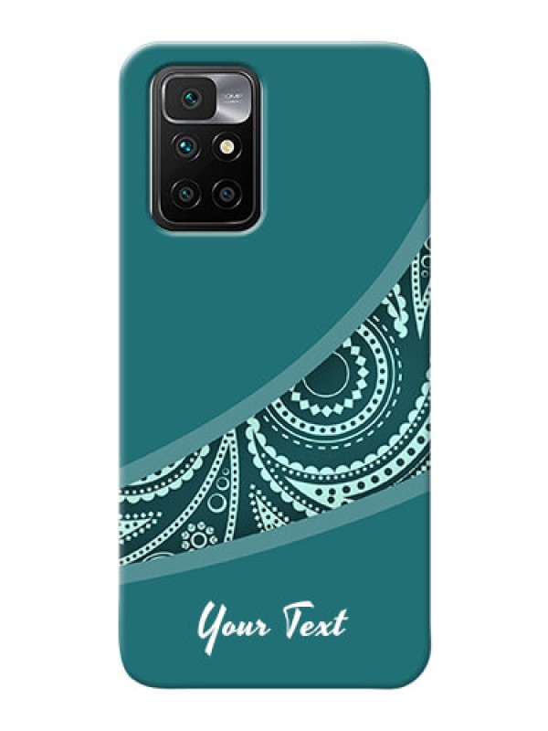 Custom Redmi 10 Prime 2022 Custom Phone Covers: semi visible floral Design