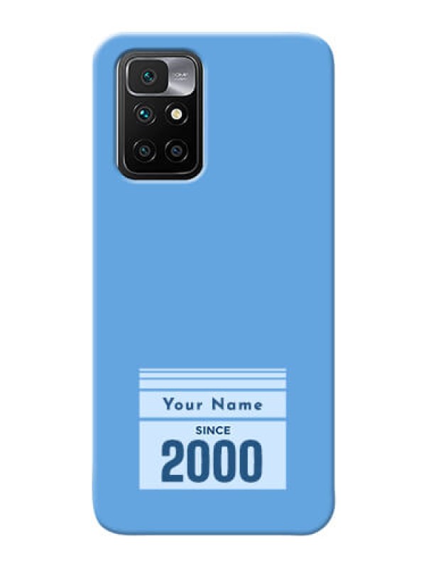 Custom Redmi 10 Prime 2022 Mobile Back Covers: Custom Year of birth Design
