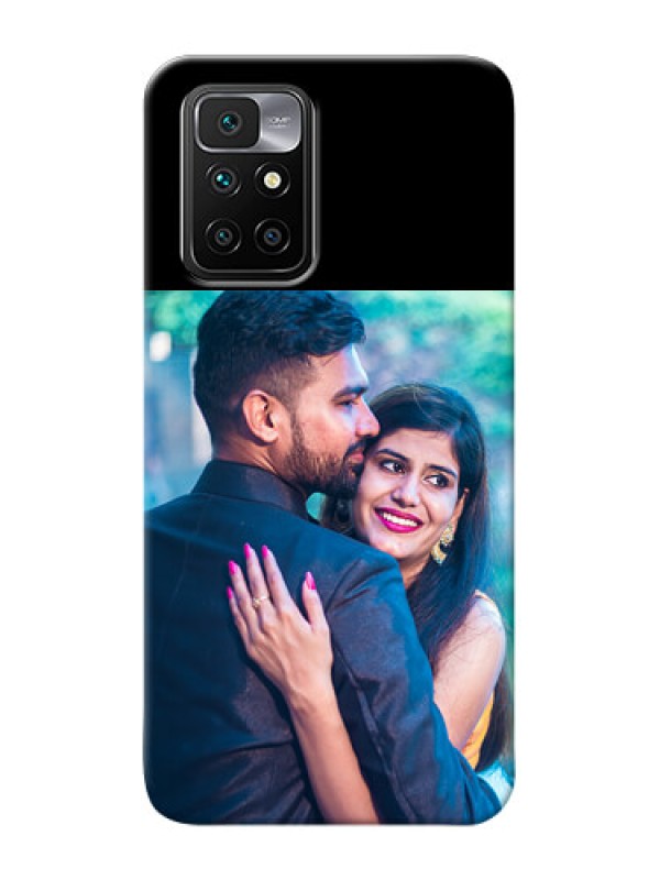 Custom Redmi 10 Prime 2022 Custom Hard Phone Case - Upload Full Picture With Custom Color Design