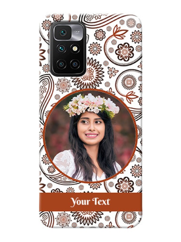 Custom Redmi 10 Prime phone cases online: Abstract Floral Design 