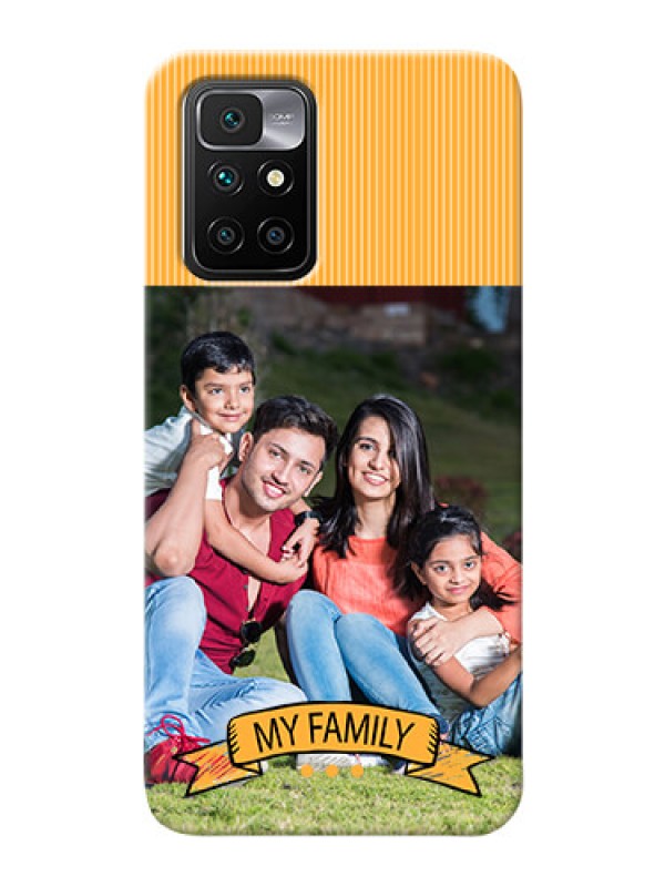Custom Redmi 10 Prime Personalized Mobile Cases: My Family Design
