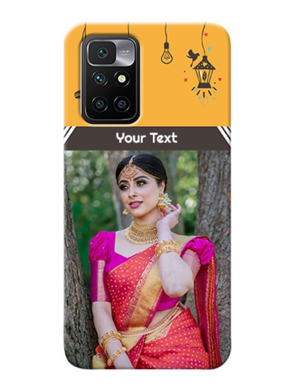 Custom Redmi 10 Prime custom back covers with Family Picture and Icons 