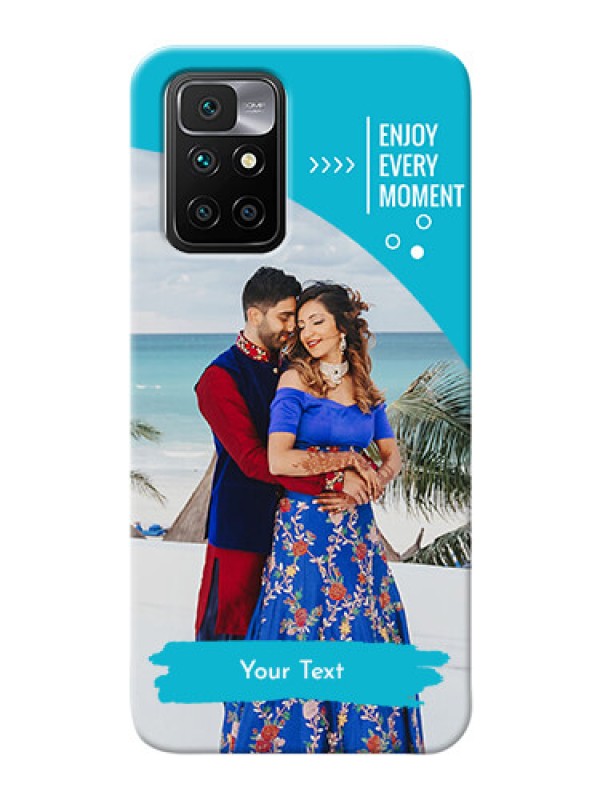 Custom Redmi 10 Prime Personalized Phone Covers: Happy Moment Design
