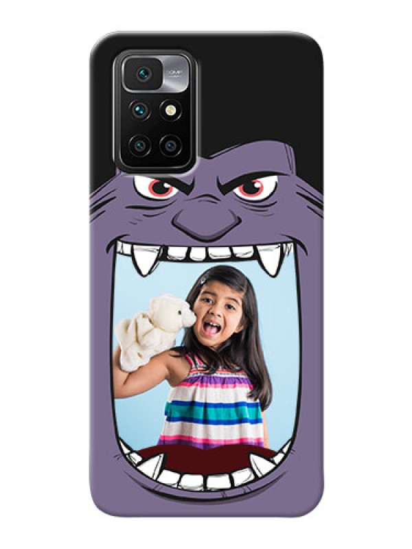 Custom Redmi 10 Prime Personalised Phone Covers: Angry Monster Design