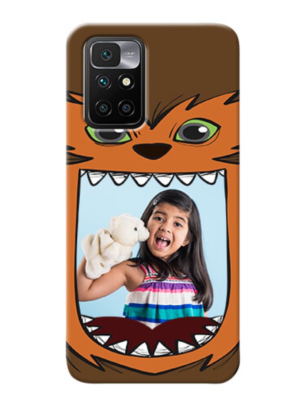 Custom Redmi 10 Prime Phone Covers: Owl Monster Back Case Design