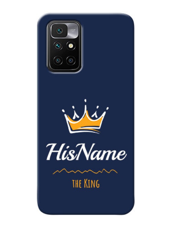 Custom Redmi 10 Prime King Phone Case with Name
