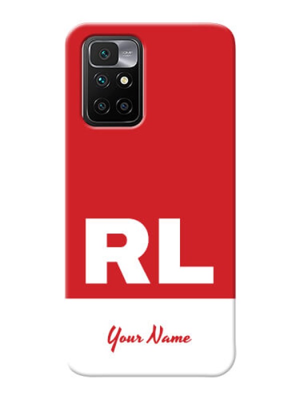 Custom Redmi 10 Prime Custom Phone Cases: dual tone custom text Design