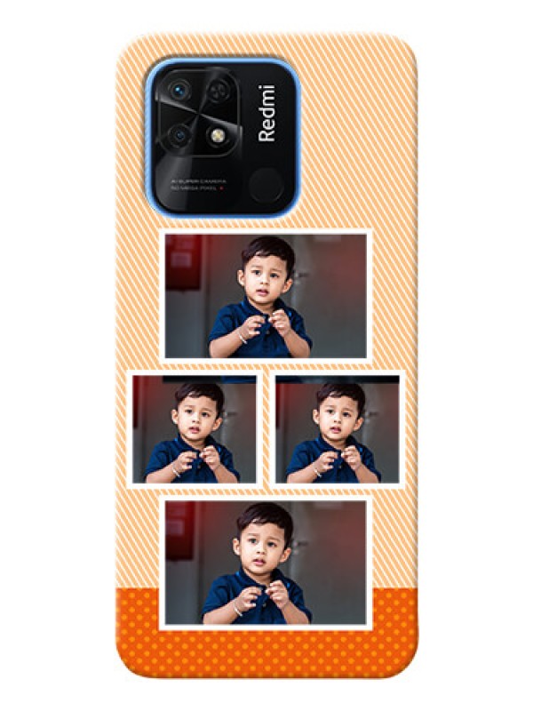 Custom Redmi 10 Mobile Back Covers: Bulk Photos Upload Design