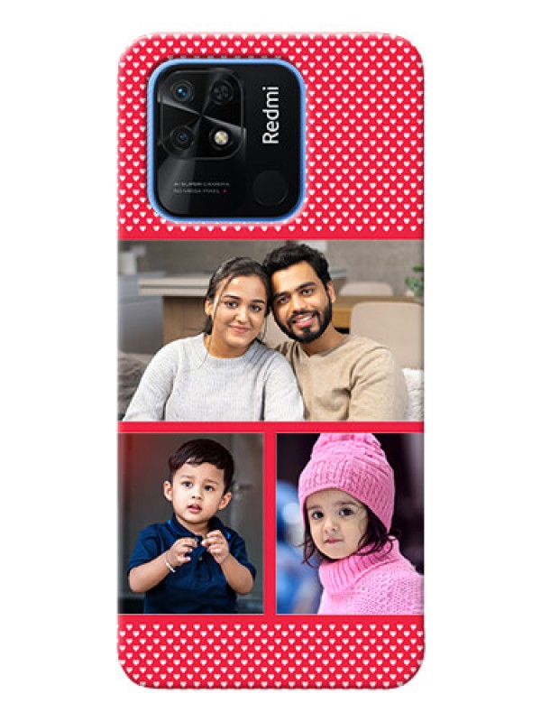 Custom Redmi 10 mobile back covers online: Bulk Pic Upload Design