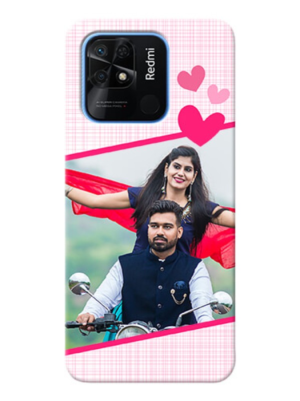 Custom Redmi 10 Personalised Phone Cases: Love Shape Heart Design