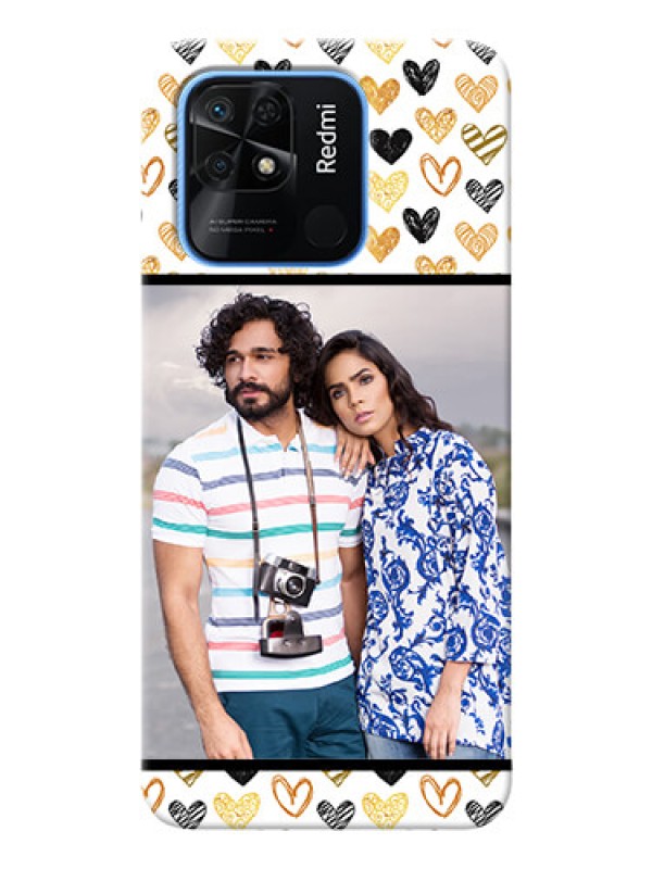 Custom Redmi 10 Personalized Mobile Cases: Love Symbol Design