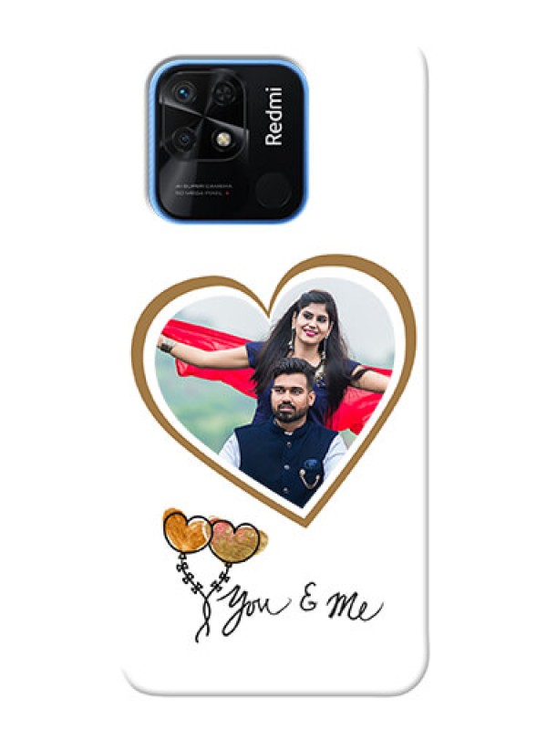 Custom Redmi 10 customized phone cases: You & Me Design