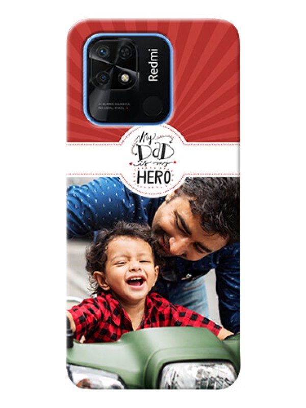 Custom Redmi 10 custom mobile phone cases: My Dad Hero Design