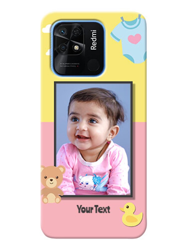 Custom Redmi 10 Back Covers: Kids 2 Color Design