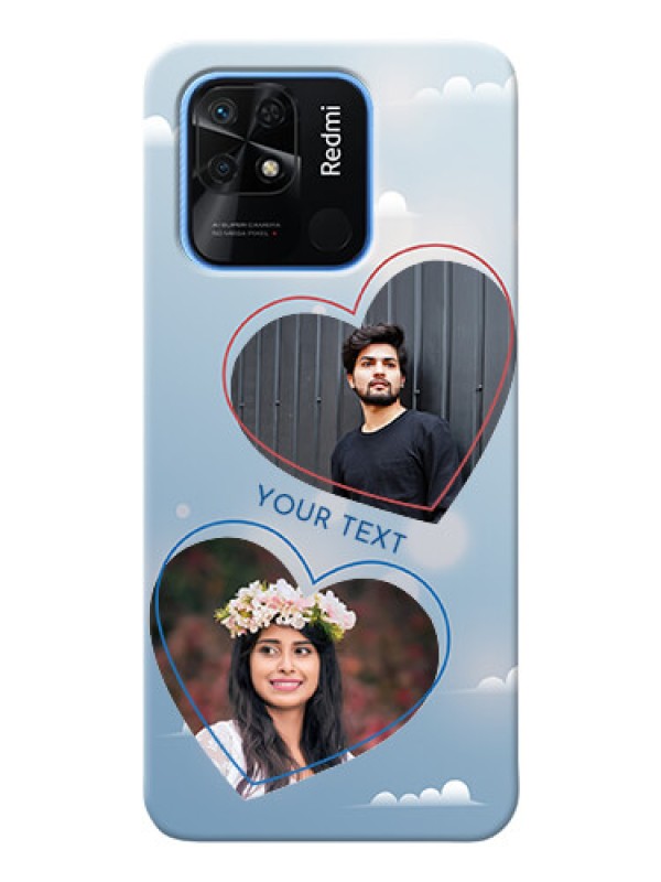 Custom Redmi 10 Phone Cases: Blue Color Couple Design 