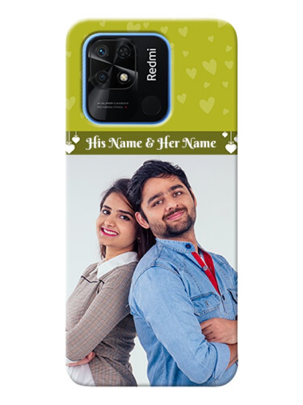 Custom Redmi 10 custom mobile covers: You & Me Heart Design
