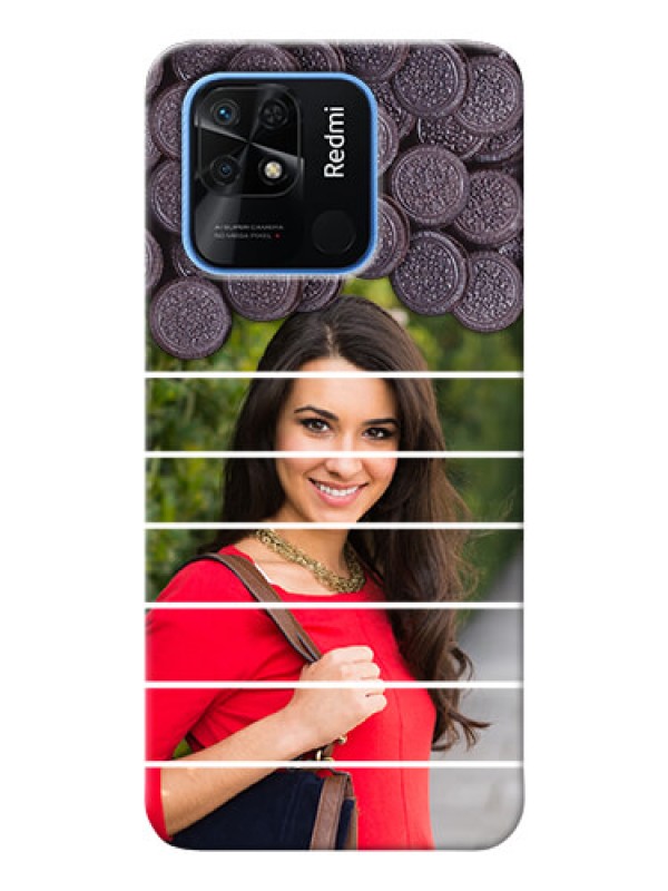 Custom Redmi 10 Custom Mobile Covers with Oreo Biscuit Design
