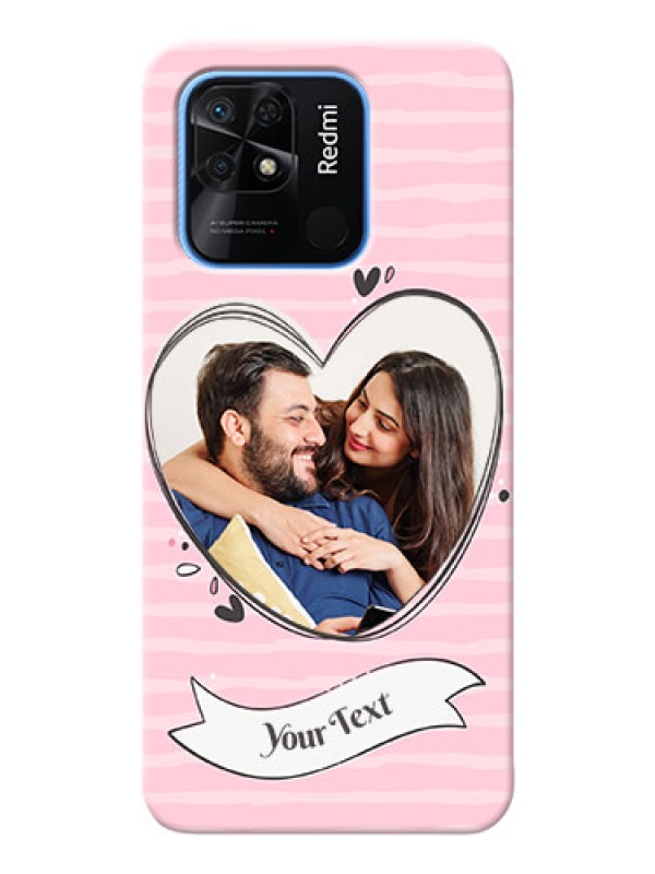 Custom Redmi 10 custom mobile phone covers: Vintage Heart Design