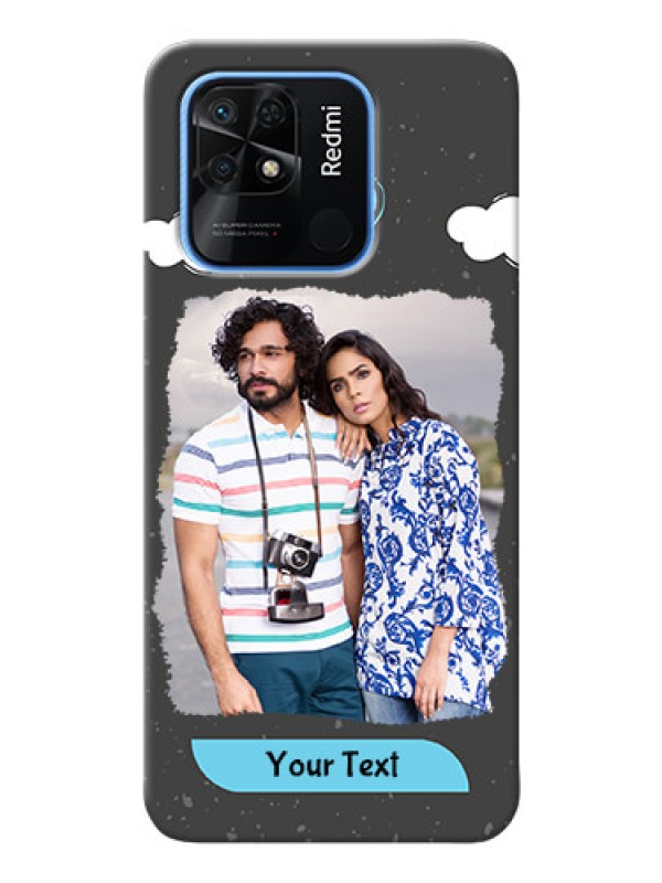 Custom Redmi 10 Mobile Back Covers: splashes with love doodles Design