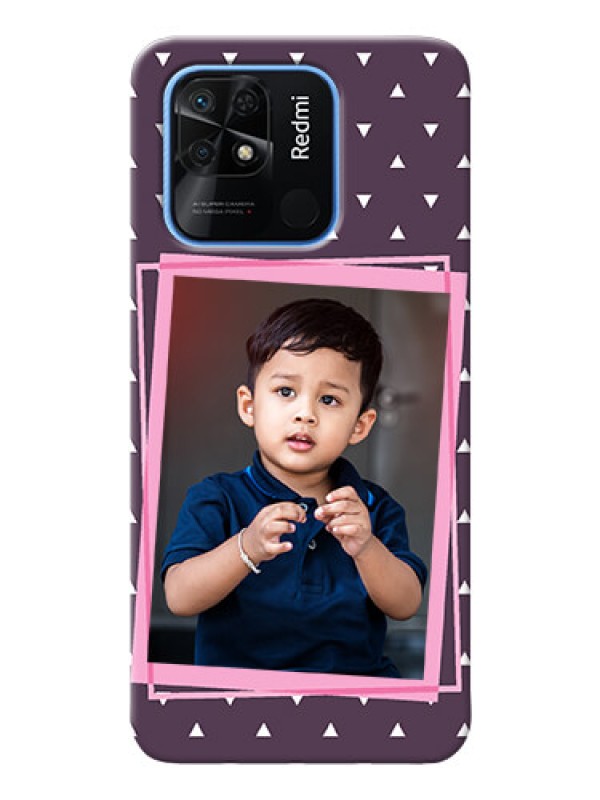 Custom Redmi 10 Phone Cases: Triangle Pattern Dotted Design