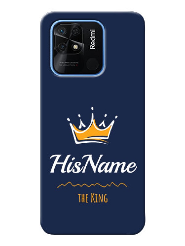 Custom Redmi 10 King Phone Case with Name
