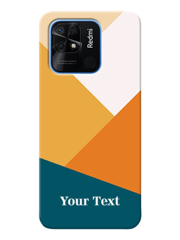 Custom Redmi 10 Custom Phone Cases: Stacked Multi-colour Design