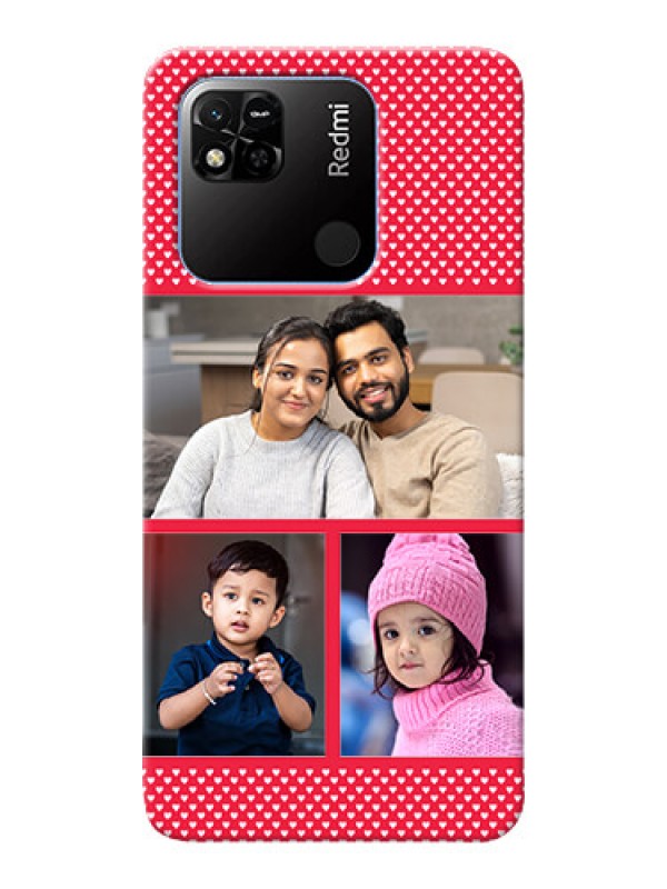Custom Redmi 10A mobile back covers online: Bulk Pic Upload Design