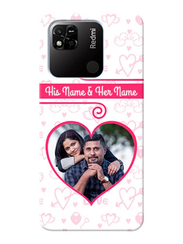 Custom Redmi 10A Personalized Phone Cases: Heart Shape Love Design