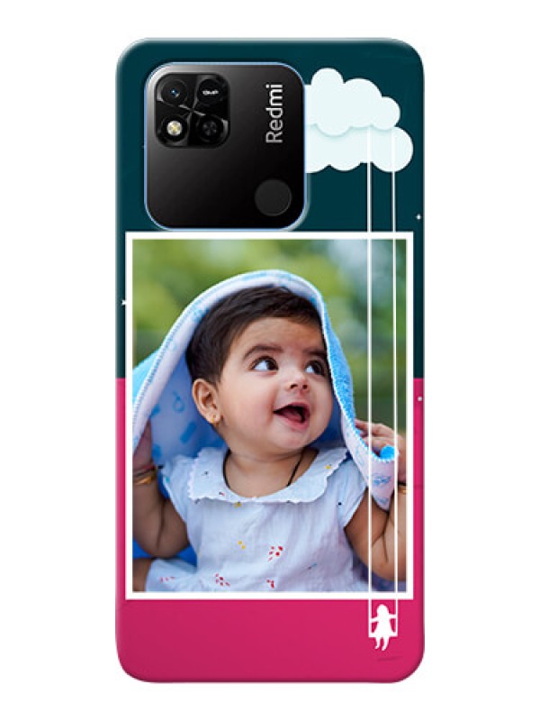 Custom Redmi 10A custom phone covers: Cute Girl with Cloud Design