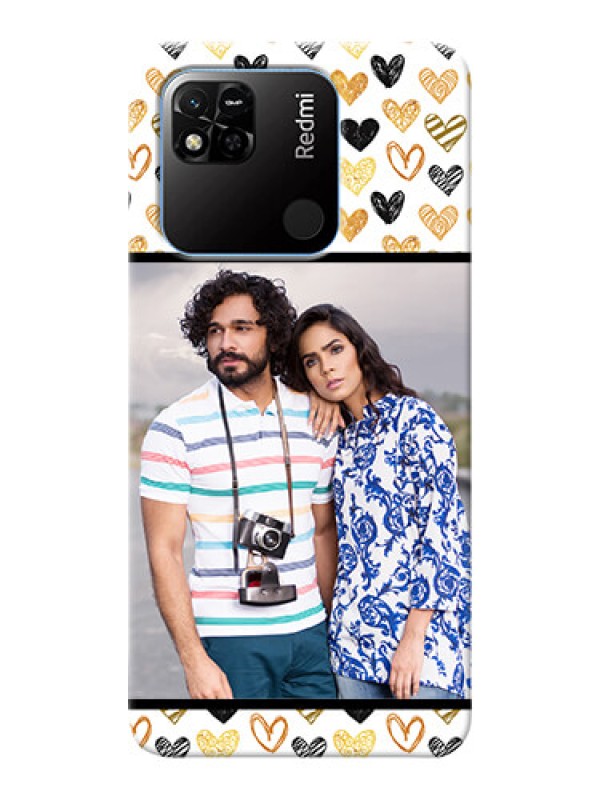 Custom Redmi 10A Personalized Mobile Cases: Love Symbol Design