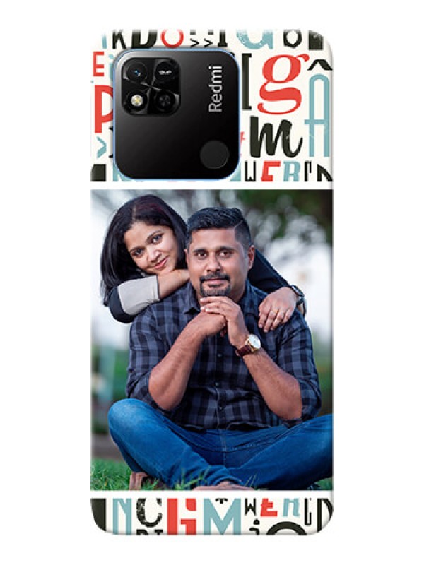 Custom Redmi 10A custom mobile phone covers: Alphabet Design