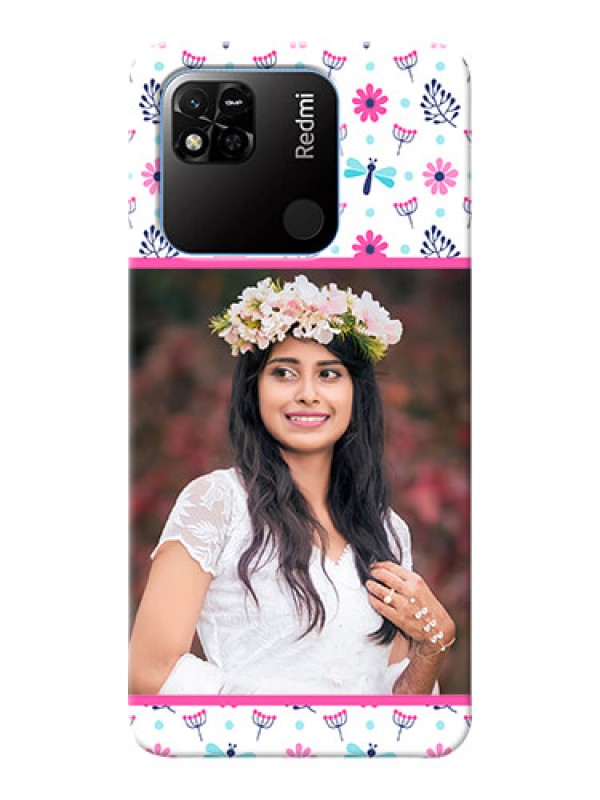 Custom Redmi 10A Mobile Covers: Colorful Flower Design