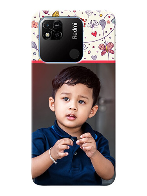 Custom Redmi 10A phone back covers: Premium Floral Design