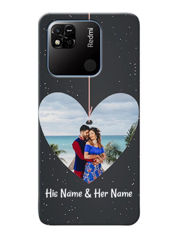 Custom Redmi 10A custom phone cases: Hanging Heart Design