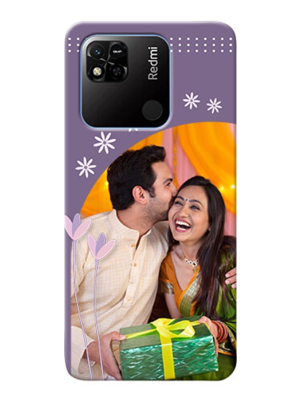 Custom Redmi 10A Phone covers for girls: lavender flowers design 