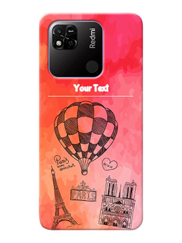Custom Redmi 10A Personalized Mobile Covers: Paris Theme Design