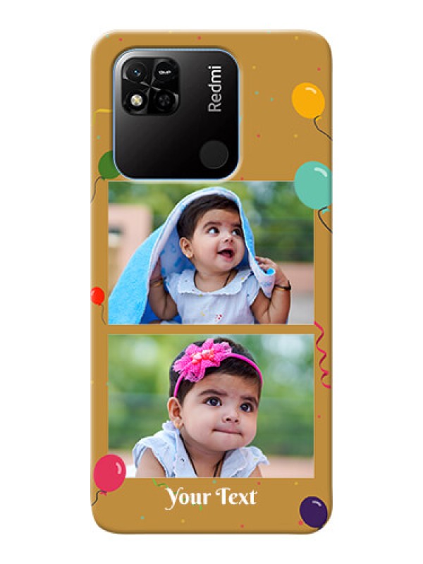 Custom Redmi 10A Phone Covers: Image Holder with Birthday Celebrations Design