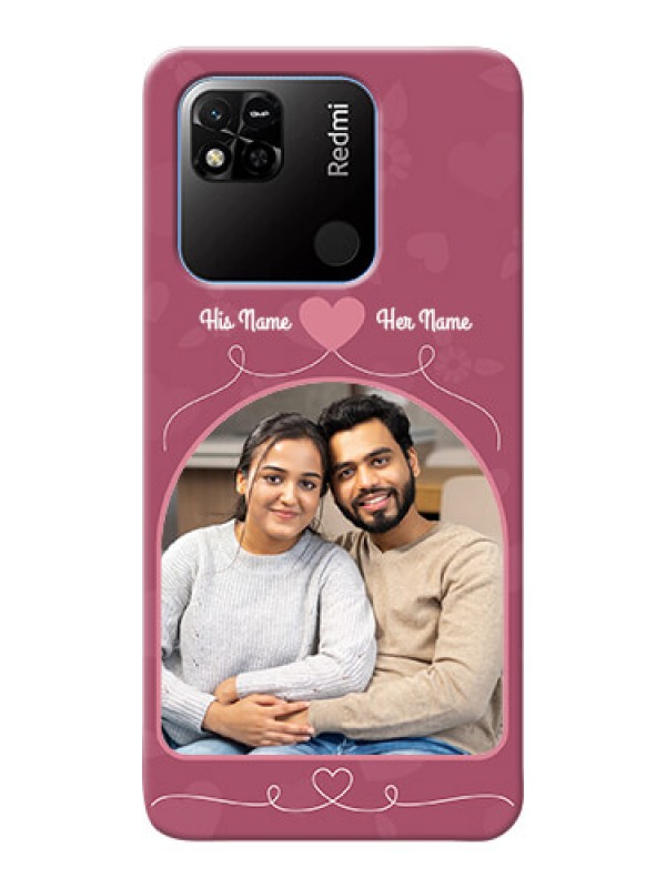 Custom Redmi 10A mobile phone covers: Love Floral Design