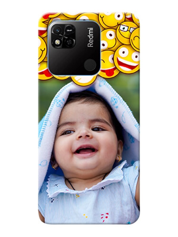 Custom Redmi 10A Custom Phone Cases with Smiley Emoji Design