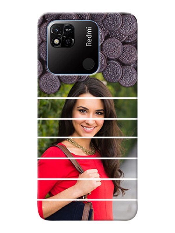 Custom Redmi 10A Custom Mobile Covers with Oreo Biscuit Design