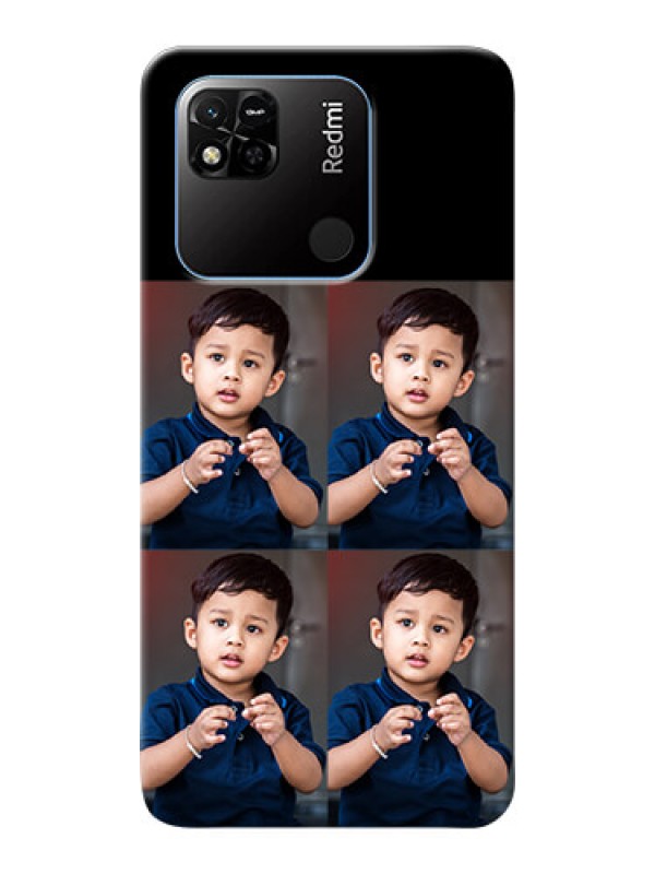 Custom Redmi 10A 4 Image Holder on Mobile Cover
