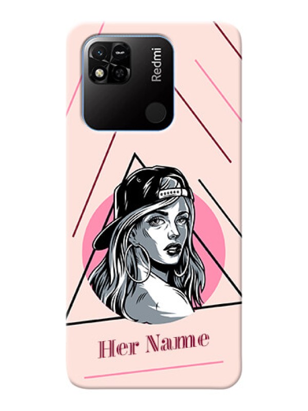 Custom Redmi 10A Custom Phone Cases: Rockstar Girl Design