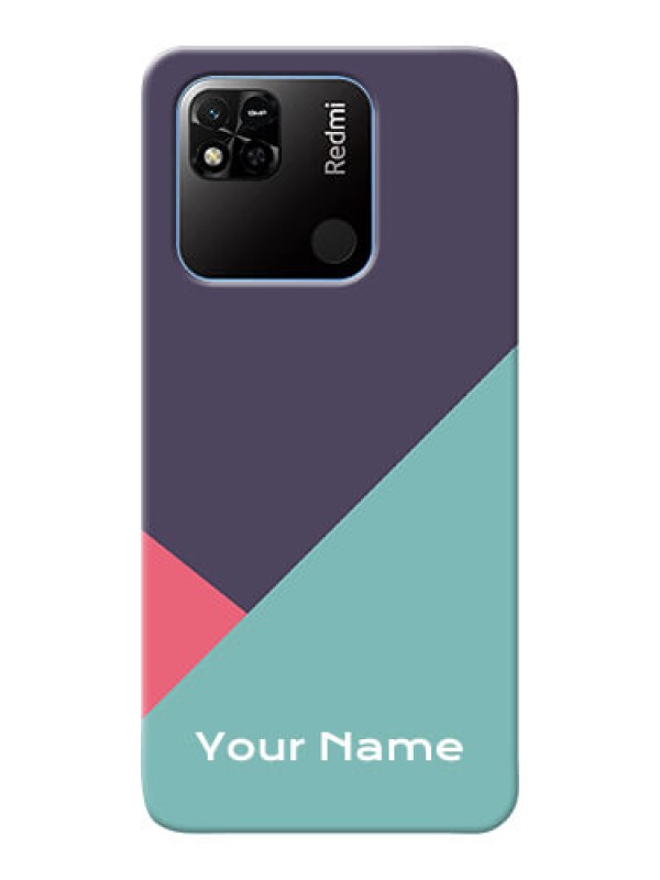 Custom Redmi 10A Custom Phone Cases: Tri Color abstract Design