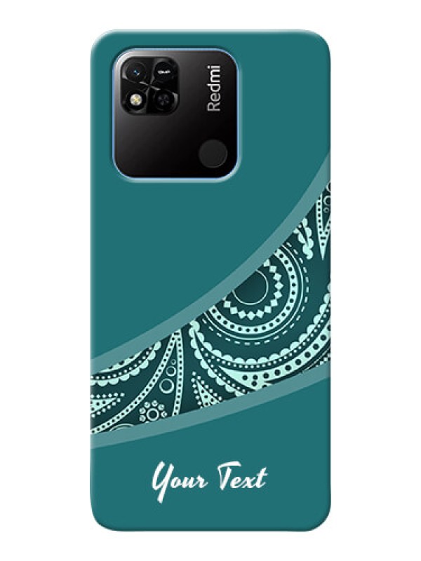 Custom Redmi 10A Custom Phone Covers: semi visible floral Design