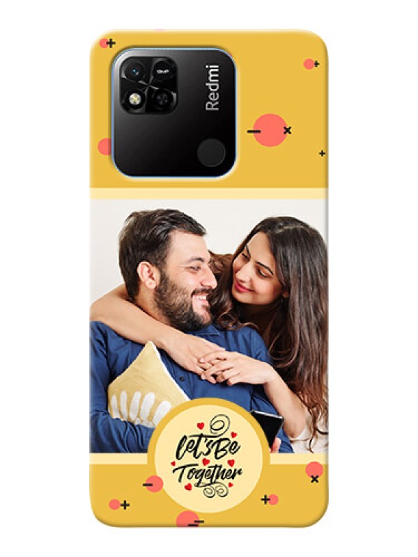 Custom Redmi 10A Back Covers: Lets be Together Design