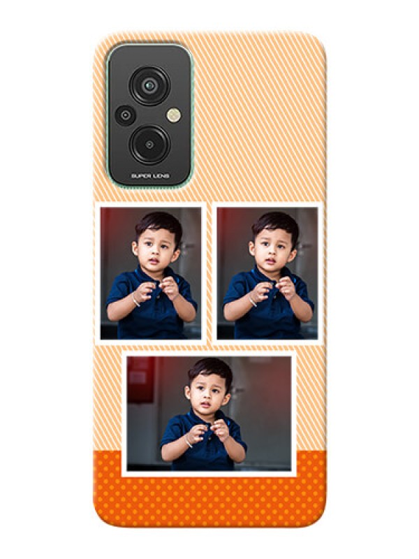 Custom Xiaomi Redmi 11 Prime 4G Mobile Back Covers: Bulk Photos Upload Design